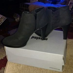 Unlisted black ankle booties